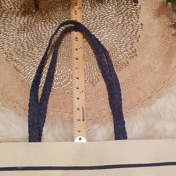 Liz Claiborne Striped Tote Bag - Picture 7 of 13